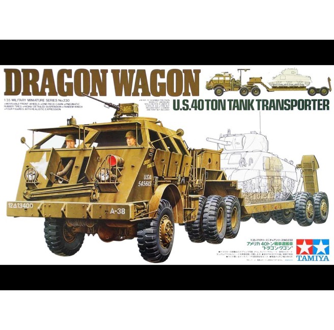 1/35 US 40 Ton Tank Transporter - Dragon Wagon Tamiya 35230