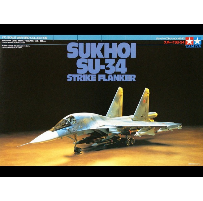 1/72 Sukhoi SU-34 Strike Flanker Tamiya 60743
