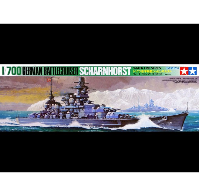 1/700 German Battle Cruiser Scharnhorst Tamiya 77518