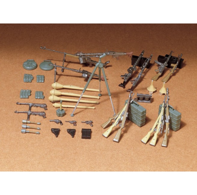 Kit Tamiya 35111 - Armes D'infanterie Allemande 1/35 - Neuf, Maquette Militaire