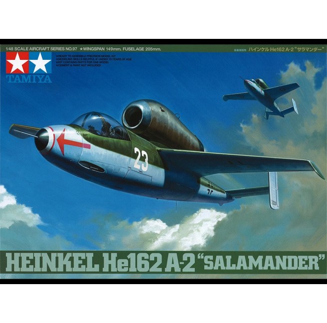Tamiya 61097 1/48 Heinkel He 162 A-2 Salamander - foto 1