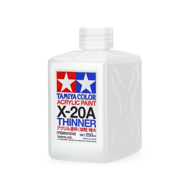 Tamiya 81040 X-20A 250ml Rozcieńczalnik do farb akrylowych - foto 1