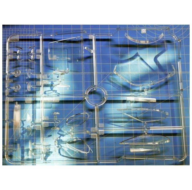 1/24 Ford GT Clear Body Parts Set for Tamiya 24346