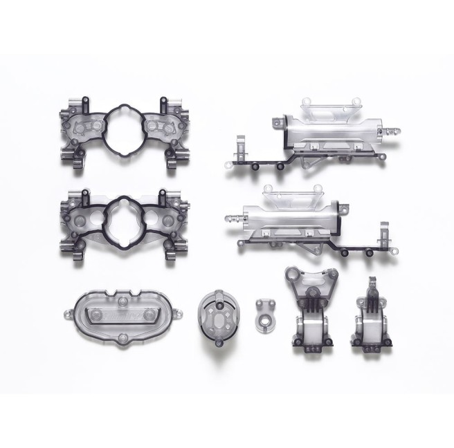 Clear Light Gray Chassis Parts for Tamiya SW-01 Lunch Box Mini