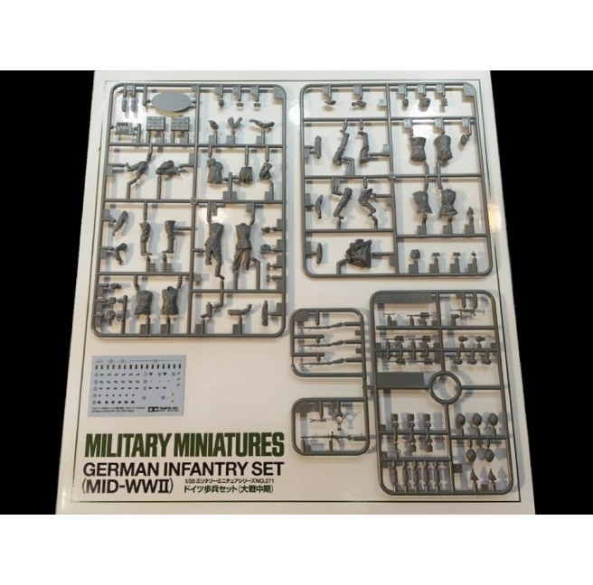 Tamiya 35371 WWII German Infantry Figures Set