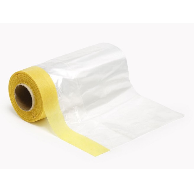 Masking Tape with Plastic Sheeting - 150mm