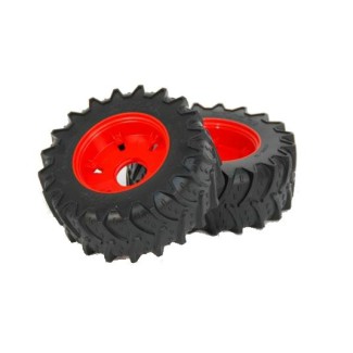 Rear Wheels Set for Bruder 03012, 03013, 03017