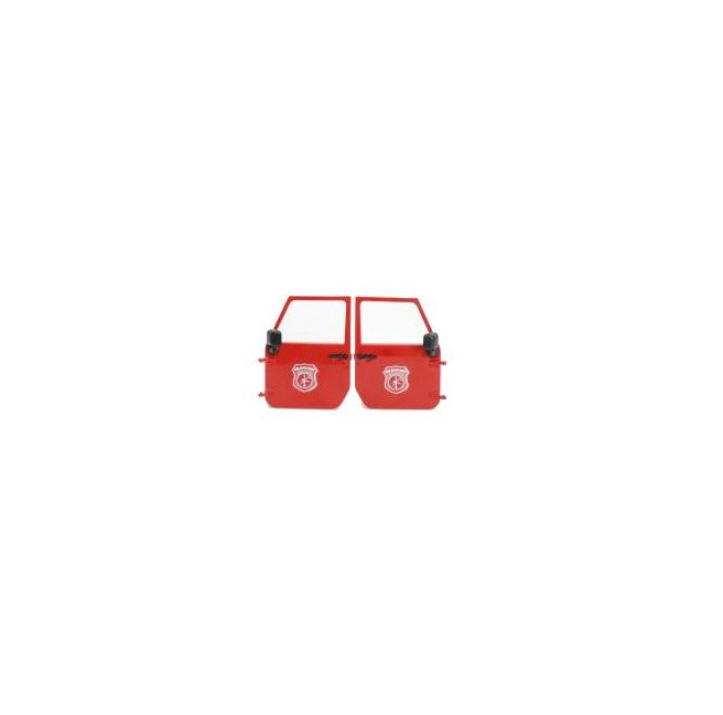 Front Doors for Bruder 02528 Jeep Wrangler Rubicon Fire Department with Figure and Module