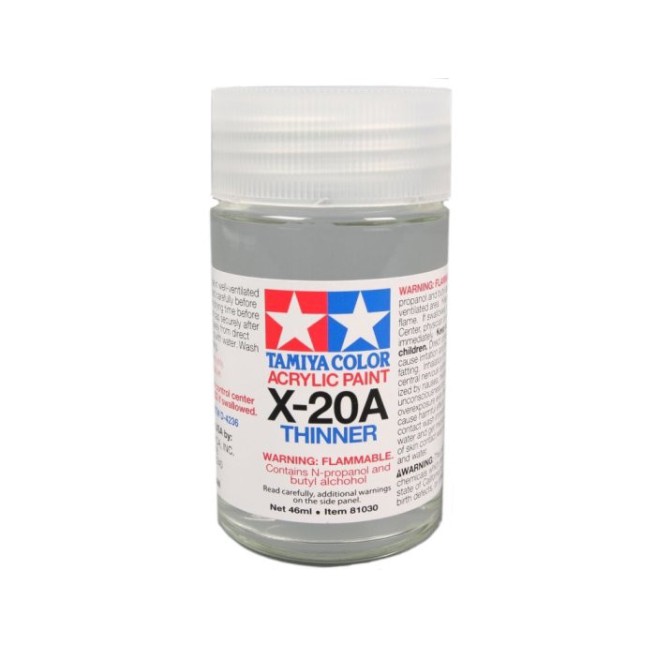 X-20A Acrylic thinner 46ml Tamiya 81030