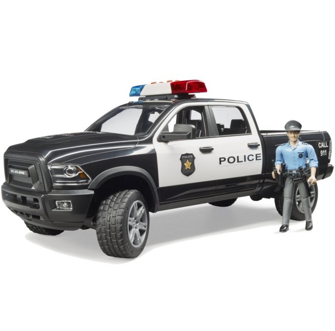 Bruder 02505 Policyjny Dodge RAM 2500 z figurką