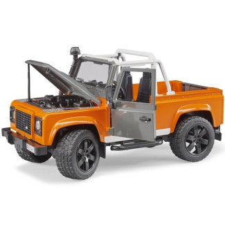 Bruder 02591 Land Rover Defender Pick-Up czerwony
