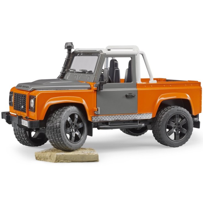 Bruder 02591 Land Rover Defender Pick-Up czerwony - foto 3