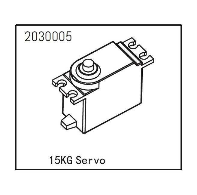 Servo S150MH 15kg 25T/JR Metallgetriebe | Modell RC | Absima 2030005