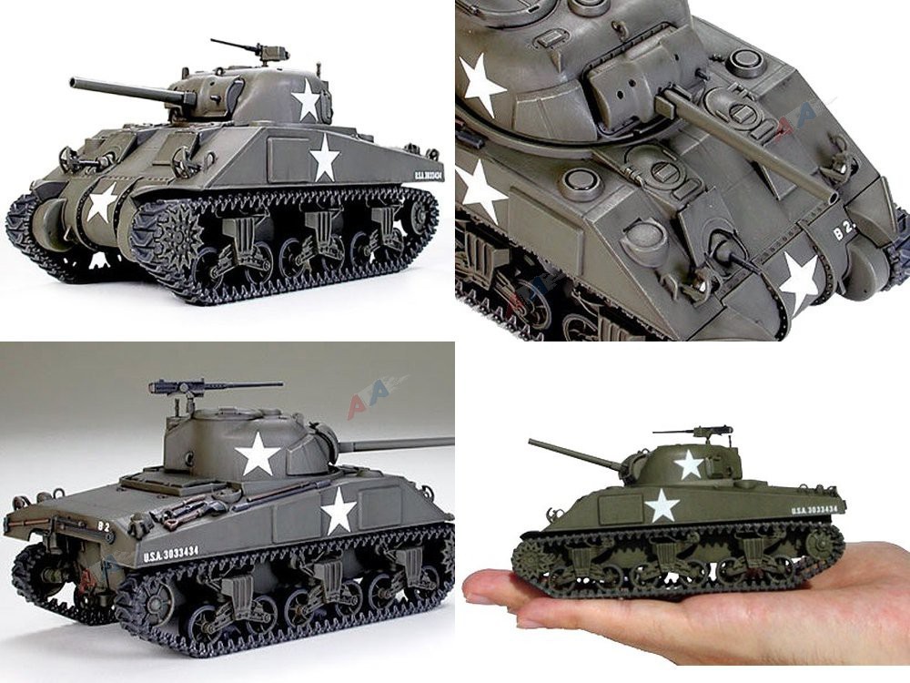 Us Medium Tank M Sherman Early Prod Tamiya