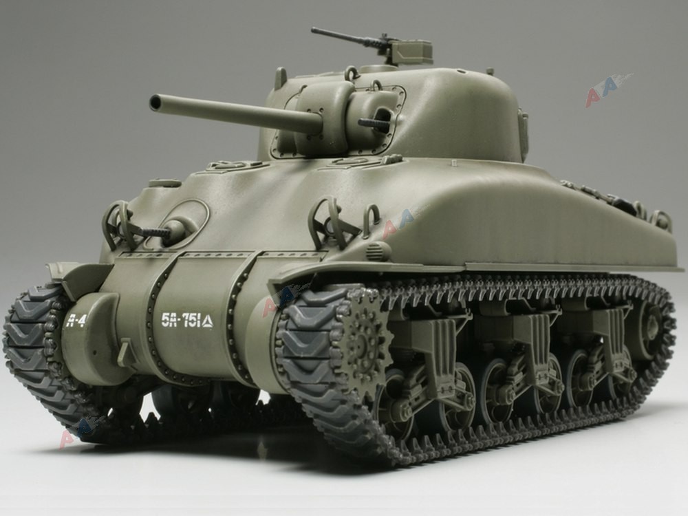 1 48 Us Medium Tank M4a1 Sherman Tamiya 32523