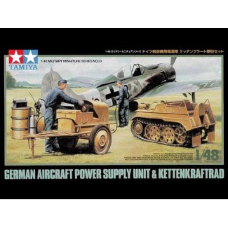 1/48 German Kettenkraftrad w/Aircraft Power Supply Tamiya 32533