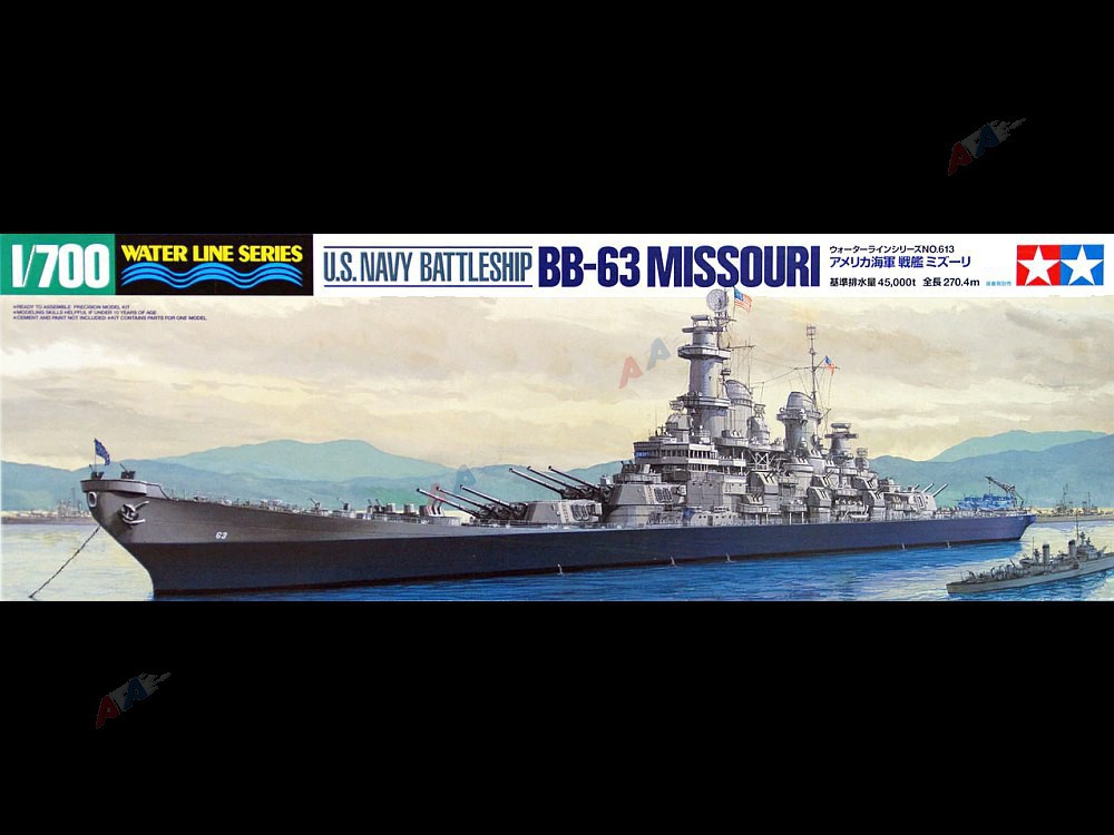 1/700 US Navy Battleship BB-63 Missouri Tamiya 31613