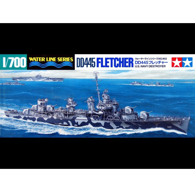 Tamiya 31902 1/700 US Navy DD-445 Fletcher - foto 1