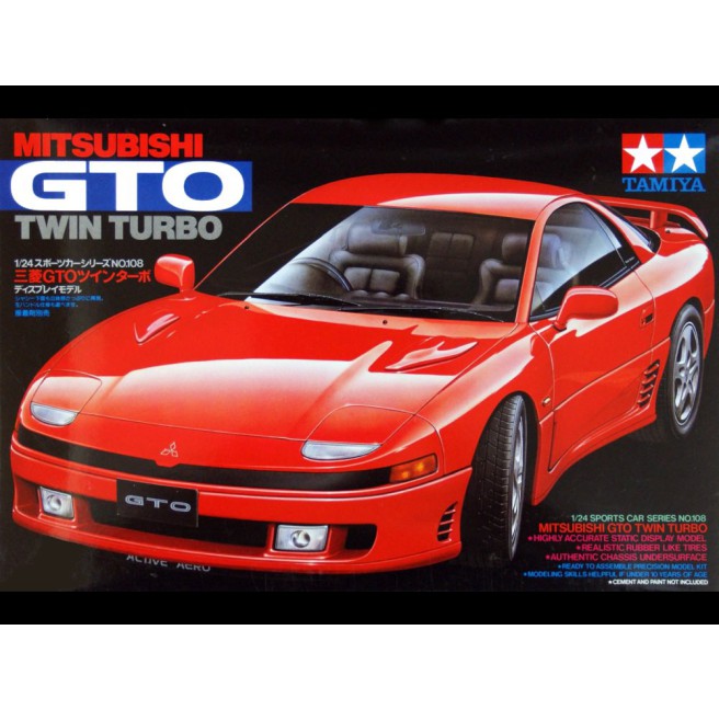Tamiya 24108 1/24 Model samochodu Mitsubishi GTO Twin Turbo - foto 2