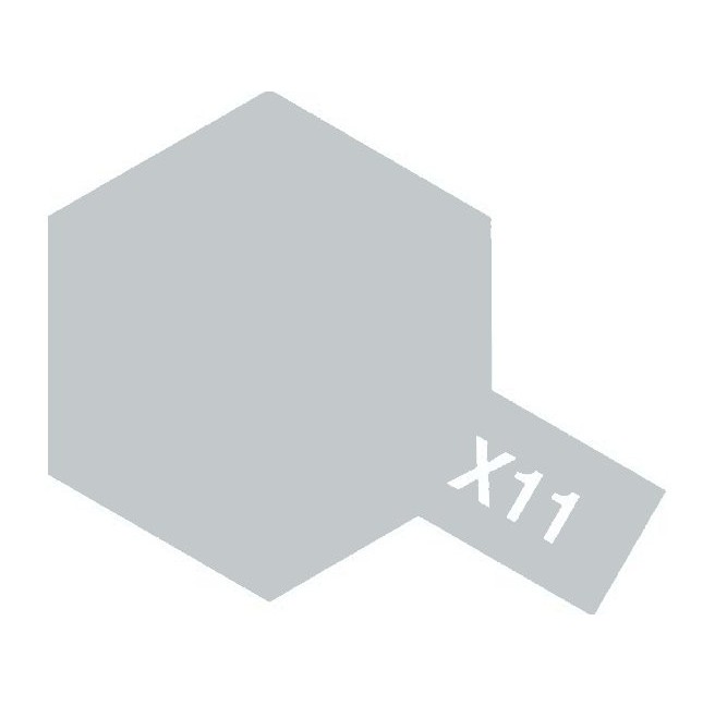 X-11 Chrome Silver acrylic 23ml Tamiya 81011