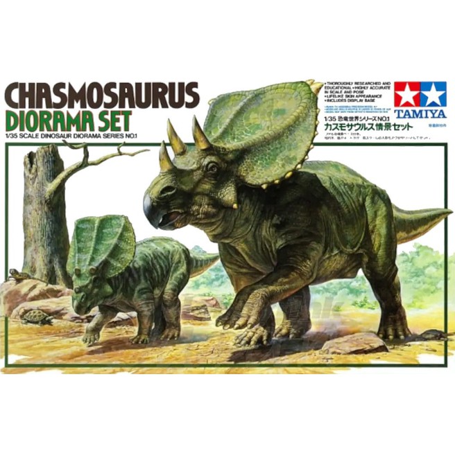 1/35 Diorama dinozaur chasmozaur Tamiya 60101