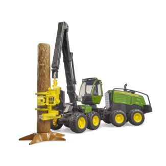 Bruder 02135 | Zabawka Harwester John Deere 1270G z pniem - foto 1 Bruder 02135 | Zabawka Harwester John Deere 1270G z pniem - foto 1