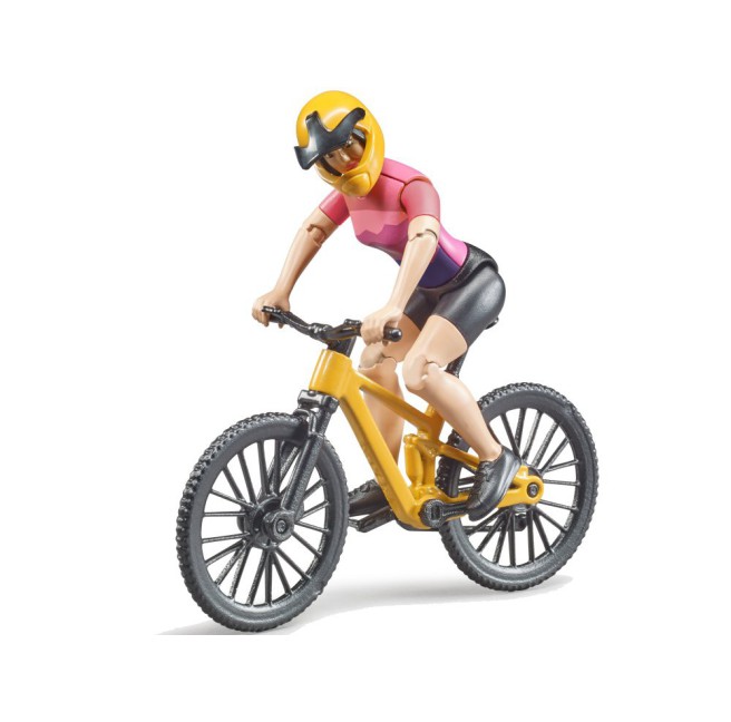 Bruder 63111 | bworld mountain bike with female cyclist