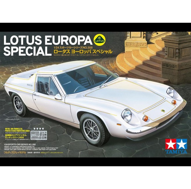 Lotus Europa Special 1/24 Scale Model Kit by Tamiya