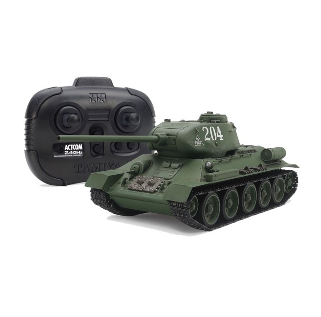Ferngesteuerter Panzer RC T-34-85 2,4GHz | Tamiya 48216