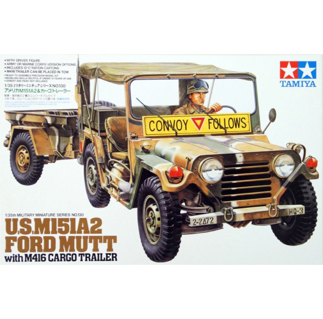 1/35 US M151A2 Ford Mutt w/Trailer Tamiya 35130