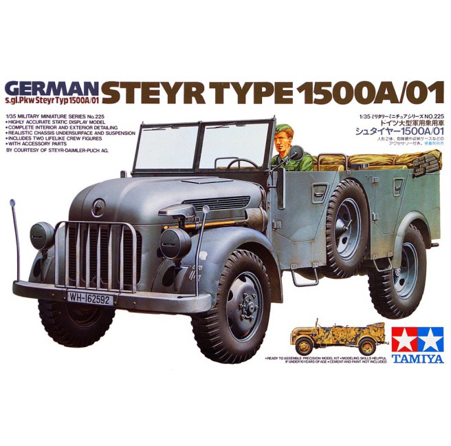 Tamiya 35225 1/35 German Steyr 1500A/01 - foto 1