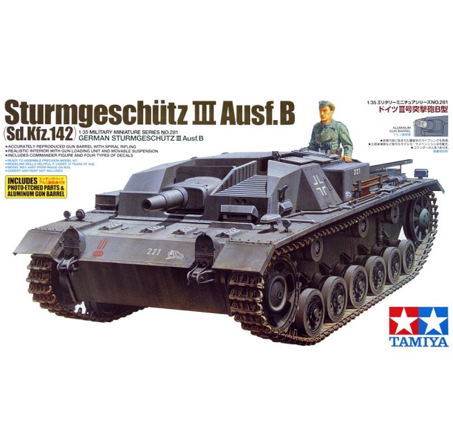 Tamiya 35281 1/35 German Sturmgeschutz III AusfB - foto 1