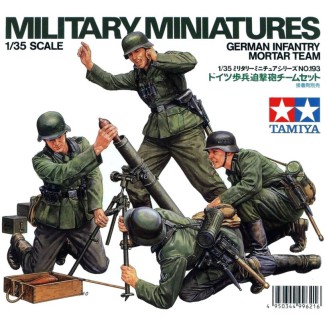 Tamiya 35193 1/35 German Infantry Mortar Team - foto 1