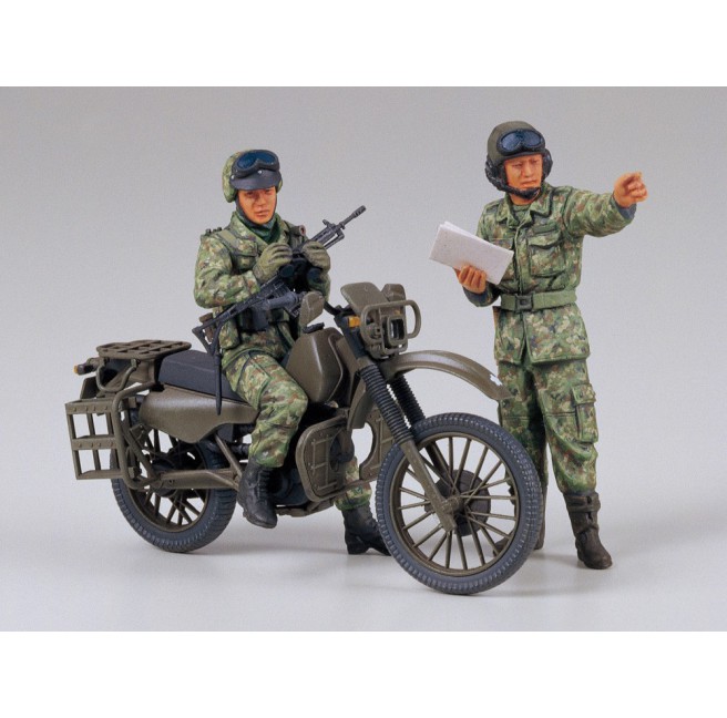 Tamiya 35245 1/35 JGSDF Motorcycle Reconnaissance Set - foto 1