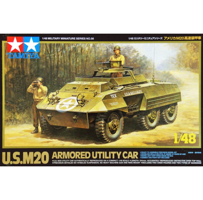 Tamiya 32556 1/48 US M20 Armored Utility Car - foto 1