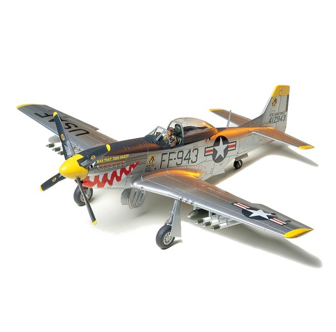 TAMIYA 61044 – Maquette Avion P-51D Mustang Guerre De Corée – Échelle 1/48 – Kit à Coller Et Peindre – Pour Modélistes Confirmés