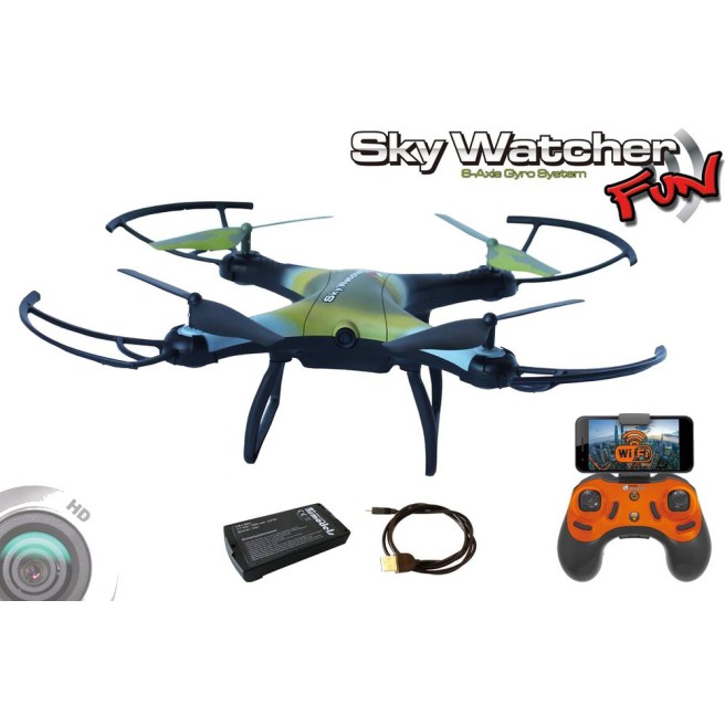Dron SkyWatcher Fun Wi-Fi kamera FPV RTF | DF Models 9160 - foto 1