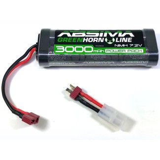 Akumulator 7,2V/3000mAh NiMH T-Plug/Tamiya | Absima 4100010 - foto 1