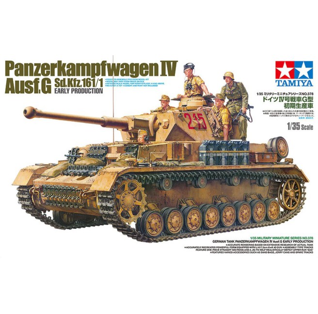 1/35 Model czołgu Pz.Kpfw.IV Ausf.G | Tamiya 35378