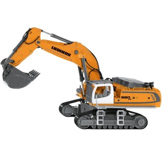 Zdalnie sterowana koparka Liebherr R980 SME 1/32 | Siku 6740