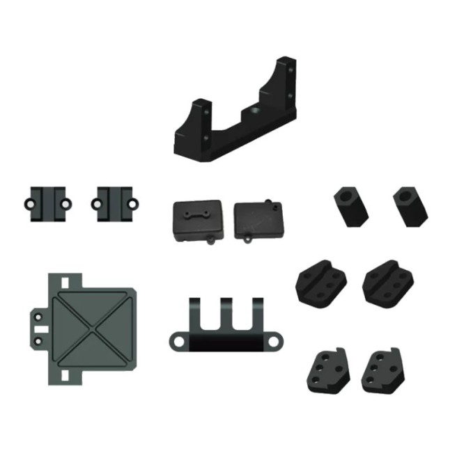 Plastic Chassis Parts Set for DF Models 7104 Crawler