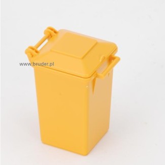 Bruder 42638 Pojemnik na śmieci żółty