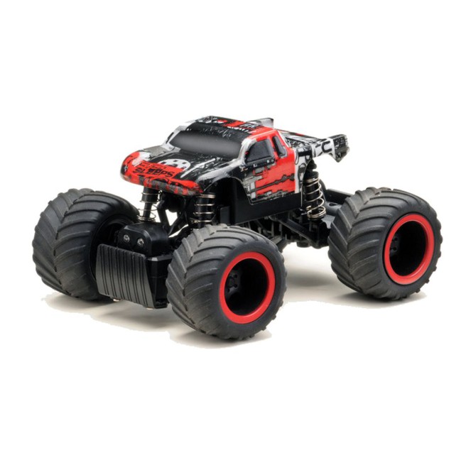 Mini Racer Big Foot 1:32 White Remote Controlled Buggy