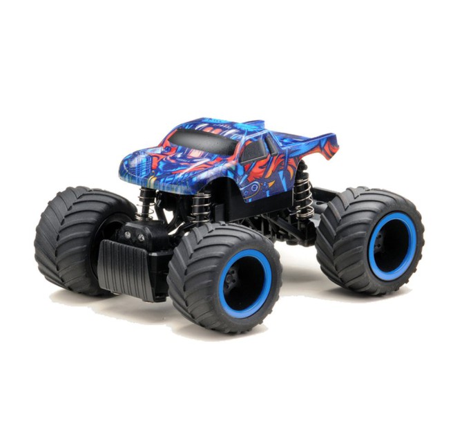 Mini Racer Big Foot 1:32 Blue Electric RC Buggy
