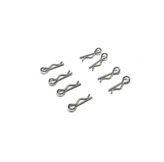 Mini Body Clips - 8 Pack for RC Cars by DF Models