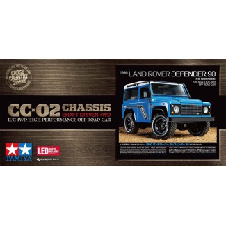 Land Rover Defender 90 CC-02 4WD Tamiya 58700
