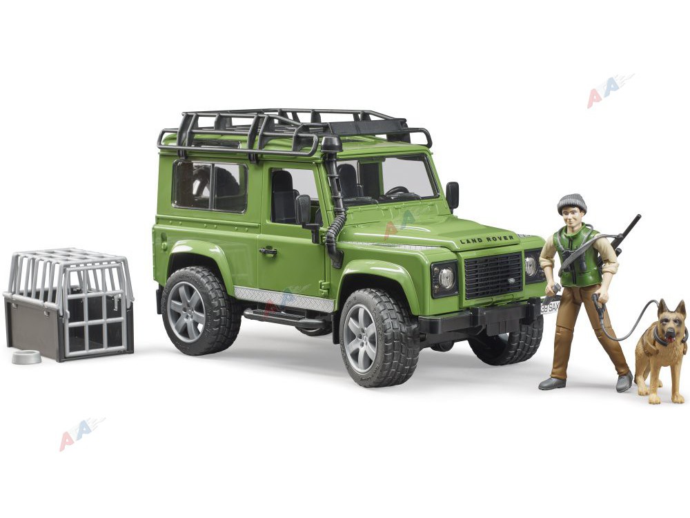 Zabawka Auto Rover Defender Z Figurk Le Nika Bruder