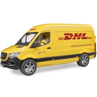 Bruder 02671 | Zabawka Auto MB Sprinter DHL z figurką