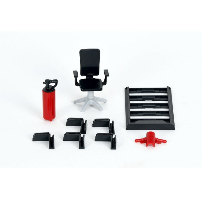 Fire Station Accessories Kit for Bruder 62701 Land Rover Fire Engine