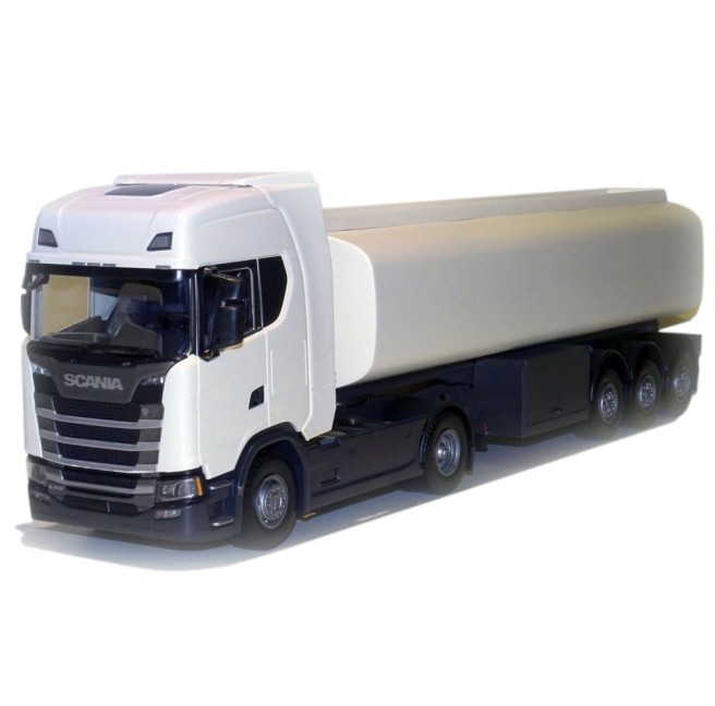 Scania S 410 Tractor with Tank Trailer - White